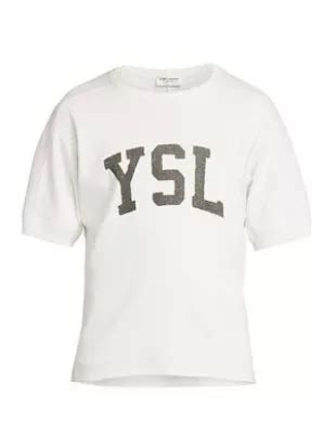 plain white ysl t shirt